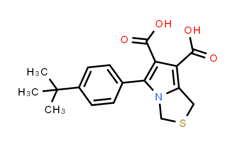 860609-31-0 | 5-(4-Tert-butylphenyl)-1h,3h-pyrrolo[1,2-c][1,3]thiazole-6,7-dicarboxylic acid