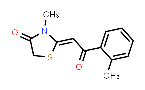 855715-12-7 | 3-甲基-2-[2-(2-甲基苯基)-2-氧亚乙基]-1,3-噻唑烷-4-酮