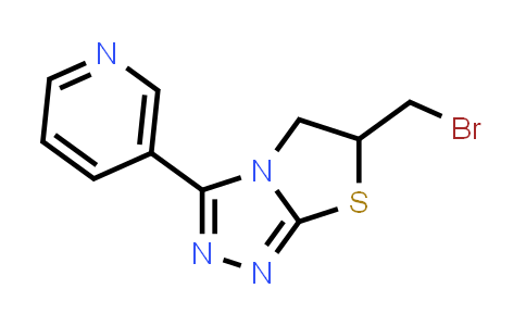 799250-29-6 | 3-[6-(bromomethyl)-5h,6h-[1,2,4]triazolo[3,4-b][1,3]thiazol-3-yl]pyridine