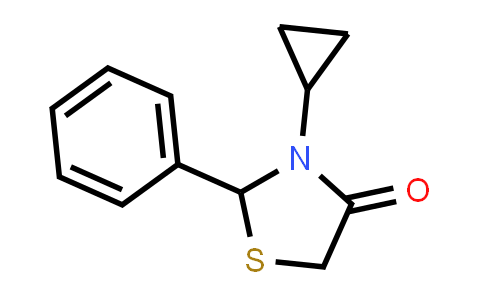 863763-64-8 | 3-环丙基-2-苯基-1,3-噻唑啉-4-酮