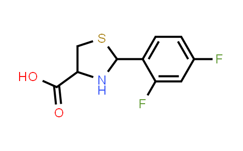 342412-35-5 | 2-(2,4-二氟苯基)-1,3-噻唑烷-4-羧酸