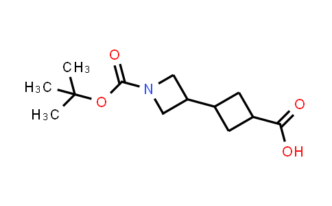 1989659-47-3 | 3-(1-(叔丁氧羰基)氮杂环丁烷-3-基)环丁烷-1-羧酸