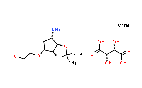 2376278-72-5 | 2-(((3aS,4R,6S,6aR)-6-amino-2,2-dimethyltetrahydro-3aH-cyclopenta[d][1,3]dioxol-4-yl)oxy)ethanol (2S,3S)-2,3-dihydroxysuccinate