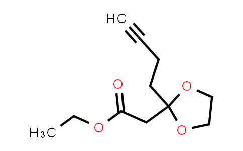 91798-91-3 | 2-(2-(丁-3-炔-1-基)-1,3-二氧戊环-2-基)乙酸乙酯
