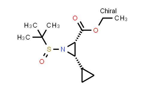 MC835221 | 1316220-60-6 | Ethyl (2S,3S)-1-((S)-tert-butylsulfinyl)-3-cyclopropylaziridine-2-carboxylate