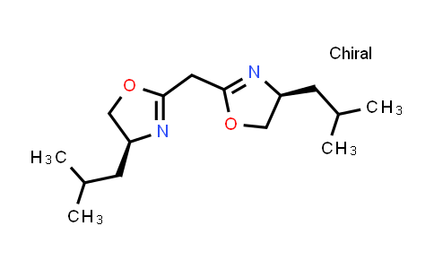 176650-25-2 | 双((S)-4-异丁基-4,5-二氢噁唑-2-基)甲烷
