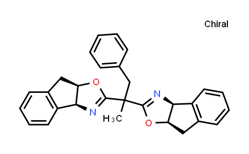 2101474-75-1 | rel-(3aS,3a'S,8aR,8a'R)-2,2'-(1-phenylpropane-2,2-diyl)bis(3a,8a-dihydro-8H-indeno[1,2-d]oxazole)