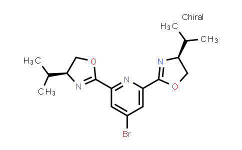 477351-96-5 | (4S,4'S)-2,2'-(4-Bromopyridine-2,6-diyl)bis(4-isopropyl-4,5-dihydrooxazole)