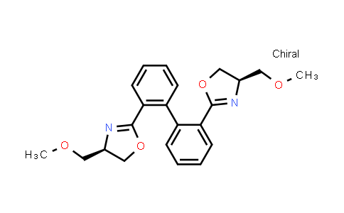 890933-65-0 | Oxazole, 2,2′-[1,1′-biphenyl]-2,2′-diylbis[4,5-dihydro-4-(methoxymethyl)-, (4R,4′R)-