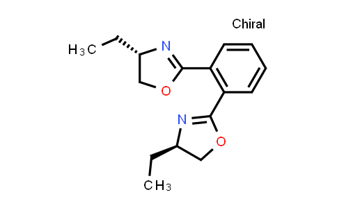 220336-40-3 | rel-Oxazole, 2,2′-(1,2-phenylene)bis[4-ethyl-4,5-dihydro-, (4R,4′S)-