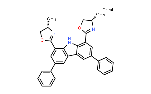 757959-64-1 | 1,8-Bis[(4S)-4,5-dihydro-4-methyl-2-oxazolyl]-3,6-diphenyl-9H-carbazole