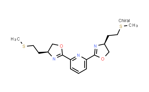 497172-32-4 | 2,6-Bis[(4S)-4,5-dihydro-4-[2-(methylthio)ethyl]-2-oxazolyl]pyridine