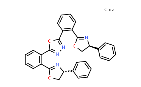 511529-45-6 | 2,5-Bis[2-[(4R)-4,5-dihydro-4-phenyl-2-oxazolyl]phenyl]-1,3,4-oxadiazole