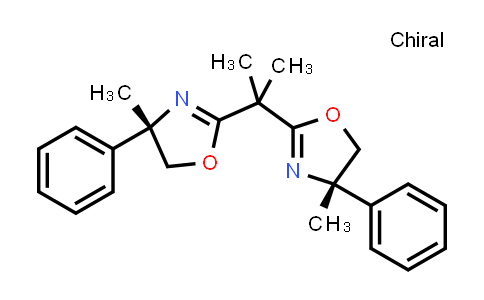 DY835509 | 869304-96-1 | (4S,4′S)-2,2′-(1-Methylethylidene)bis[4,5-dihydro-4-methyl-4-phenyloxazole]