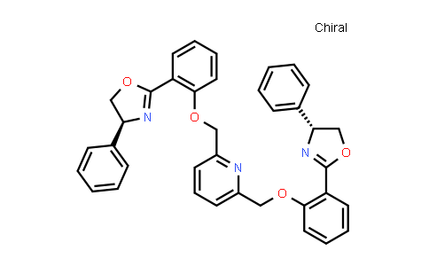 MC835517 | 850533-56-1 | 2,6-双[[2-[(4R)-4,5-二氢-4-苯基-2-噁唑基]苯氧基]甲基]吡啶