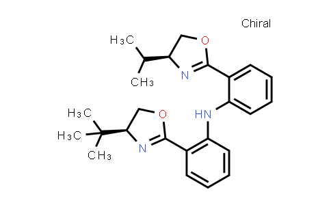 MC835525 | 485394-25-0 | 2-[(4S)-4,5-二氢-4-(1-甲基乙基)-2-噁唑基]-N-[2-[(4S)-4-(1,1-二甲基乙基)-4,5-二氢-2-噁唑基]苯基]苯胺