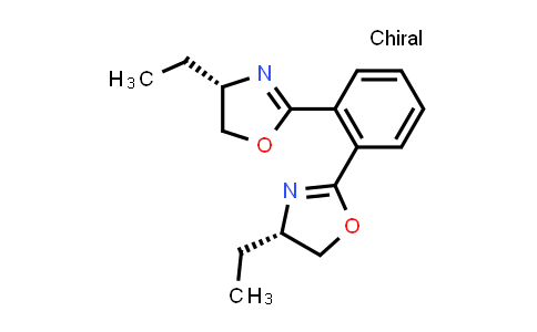 MC835529 | 352351-27-0 | Oxazole, 2,2′-(1,2-phenylene)bis[4-ethyl-4,5-dihydro-, (4S,4′S)-