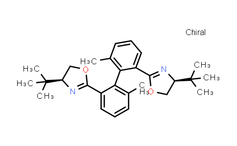 302342-91-2 | Oxazole, 2,2′-[(1R)-6,6′-dimethyl[1,1′-biphenyl]-2,2′-diyl]bis[4-(1,1-dimethylethyl)-4,5-dihydro-, (4S,4′S)-