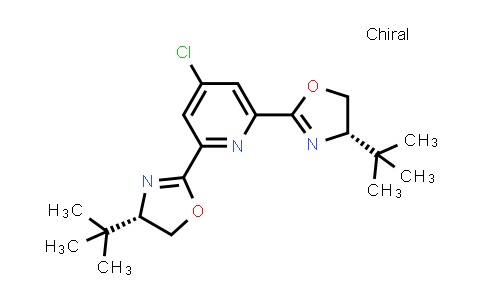 825613-46-5 | 4-氯-2,6-双[(4S)-4-(1,1-二甲基乙基)-4,5-二氢-2-唑基]吡啶