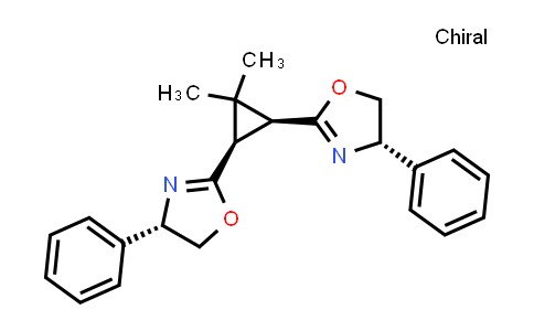 945551-90-6 | (4S,4′S)-2,2′-[(1R,2S)-3,3-Dimethyl-1,2-cyclopropanediyl]bis[4,5-dihydro-4-phenyloxazole]