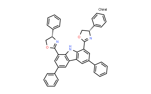 1246891-53-1 | 1,8-Bis[(4S)-4,5-dihydro-4-phenyl-2-oxazolyl]-3,6-diphenyl-9H-carbazole