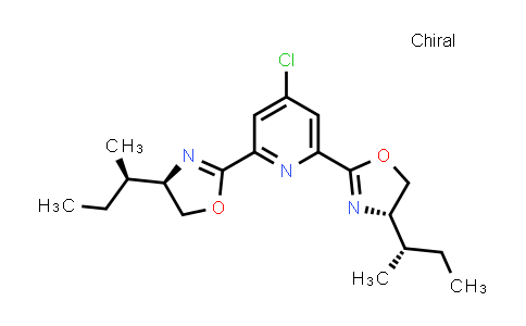 1282036-86-5 | 4-Chloro-2,6-bis[(4S)-4,5-dihydro-4-[(1S)-1-methylpropyl]-2-oxazolyl]pyridine