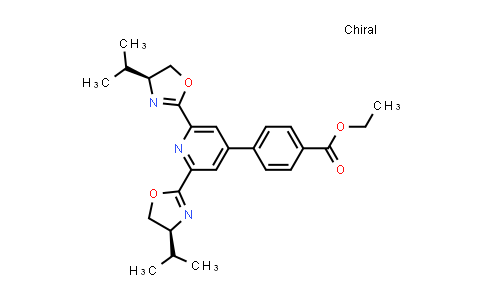 1243567-23-8 | Ethyl 4-[2,6-bis[(4S)-4,5-dihydro-4-(1-methylethyl)-2-oxazolyl]-4-pyridinyl]benzoate