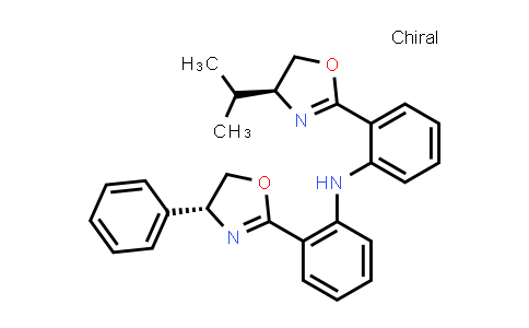 485394-26-1 | 2-[(4S)-4,5-Dihydro-4-(1-methylethyl)-2-oxazolyl]-N-[2-[(4S)-4,5-dihydro-4-phenyl-2-oxazolyl]phenyl]benzenamine
