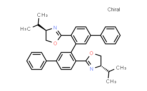 MC835589 | 890933-57-0 | 4',6''-Bis((S)-4-isopropyl-4,5-dihydrooxazol-2-yl)-1,1':3',1'':3'',1'''-quaterphenyl