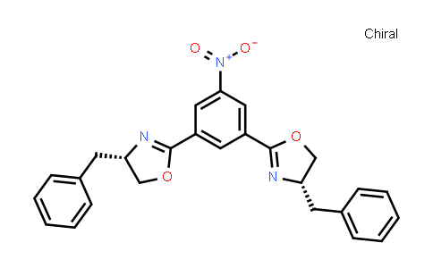 MC835593 | 926625-38-9 | (4S,4′S)-2,2′-(5-Nitro-1,3-phenylene)bis[4,5-dihydro-4-(phenylmethyl)oxazole]