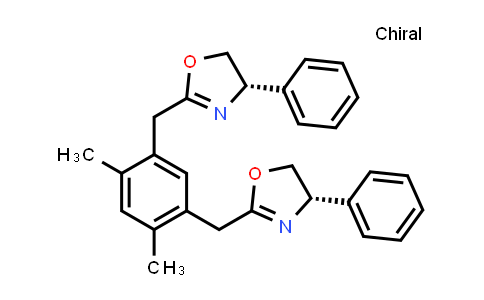 351526-26-6 | Oxazole, 2,2′-[(4,6-dimethyl-1,3-phenylene)bis(methylene)]bis[4,5-dihydro-4-phenyl-, (4S,4′S)-