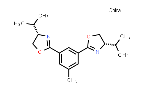 MC835612 | 926625-36-7 | (4S,4′S)-2,2′-(5-Methyl-1,3-phenylene)bis[4,5-dihydro-4-(1-methylethyl)oxazole]