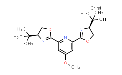 825613-47-6 | 2,6-Bis[(4S)-4-(1,1-dimethylethyl)-4,5-dihydro-2-oxazolyl]-4-methoxypyridine