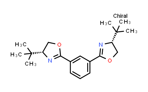 2757083-01-3 | (4R,4′R)-2,2′-(1,3-Phenylene)bis[4-(1,1-dimethylethyl)-4,5-dihydrooxazole]