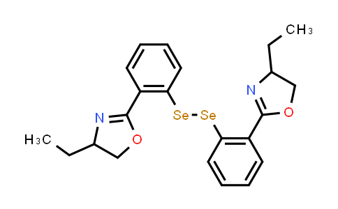 870639-90-0 | Oxazole, 2,2′-(diselenodi-2,1-phenylene)bis[4-ethyl-4,5-dihydro-