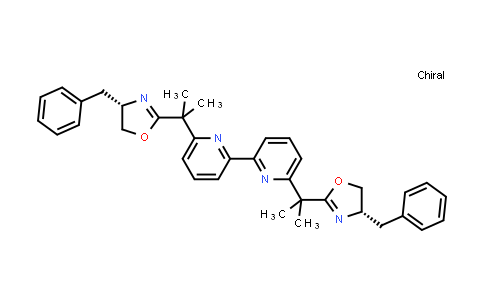 455317-99-4 | 6,6′-Bis[1-[(4S)-4,5-dihydro-4-(phenylmethyl)-2-oxazolyl]-1-methylethyl]-2,2′-bipyridine
