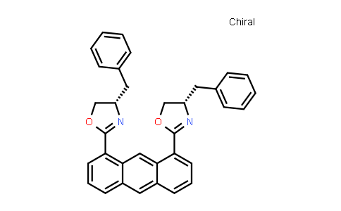 MC835626 | 873843-23-3 | (4S,4′S)-2,2′-(1,8-Anthracenediyl)bis[4,5-dihydro-4-(phenylmethyl)oxazole]