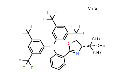 1092491-37-6 | (S)-2-(2-(Bis(3,5-bis(trifluoromethyl)phenyl)phosphanyl)phenyl)-4-(tert-butyl)-4,5-dihydrooxazole