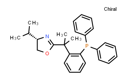 947618-06-6 | (4S)-2-[1-[2-(Diphenylphosphino)phenyl]-1-methylethyl]-4,5-dihydro-4-(1-methylethyl)oxazole