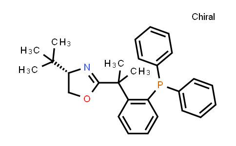 947618-07-7 | (4S)-4-(1,1-Dimethylethyl)-2-[1-[2-(diphenylphosphino)phenyl]-1-methylethyl]-4,5-dihydrooxazole