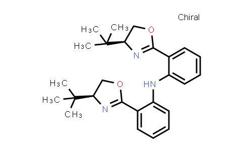 MC835899 | 485394-22-7 | Bis(2-((S)-4-(tert-butyl)-4,5-dihydrooxazol-2-yl)phenyl)amine