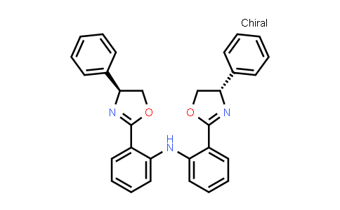 485394-21-6 | Bis(2-((S)-4-phenyl-4,5-dihydrooxazol-2-yl)phenyl)amine