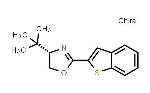 541549-96-6 | (S)-2-(Benzo[b]thiophen-2-yl)-4-(tert-butyl)-4,5-dihydrooxazole