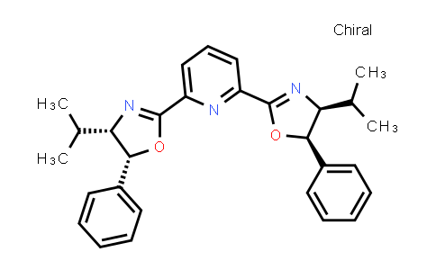866565-23-3 | 2,6-双((4S,5R)-4-异丙基-5-苯基-4,5-二氢噁唑-2-基)吡啶