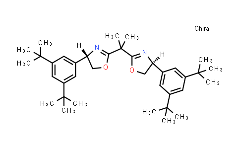 1161948-34-0 | rel-(4S,4'S)-2,2'-(丙烷-2,2-二基)双(4-(3,5-二叔丁基苯基)-4,5-二氢噁唑)