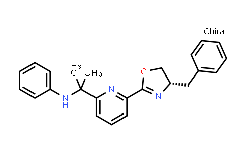 1995866-25-5 | 6-[(4S)-4,5-Dihydro-4-(phenylmethyl)-2-oxazolyl]-α,α-dimethyl-N-phenyl-2-pyridinemethanamine