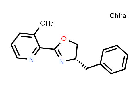 DY836025 | 1831829-84-5 | 2-[(4S)-4,5-Dihydro-4-(phenylmethyl)-2-oxazolyl]-3-methylpyridine