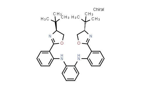 1616881-94-7 | Bis-N1,N2-[2-[(4S)-4-(1,1-二甲基乙基)-4,5-二氢-2-噁唑基]苯基]-1,2-苯二胺