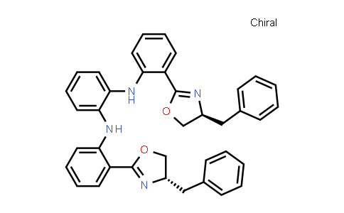 1448522-48-2 | Bis-N1,N2-[2-[(4S)-4,5-dihydro-4-(phenylmethyl)-2-oxazolyl]phenyl]-1,2-benzenediamine