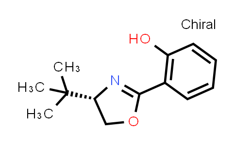 CAS No. 135948-04-8, 2-[(4S)-4-(1,1-Dimethylethyl)-4,5-dihydro-2-oxazolyl]phenol
